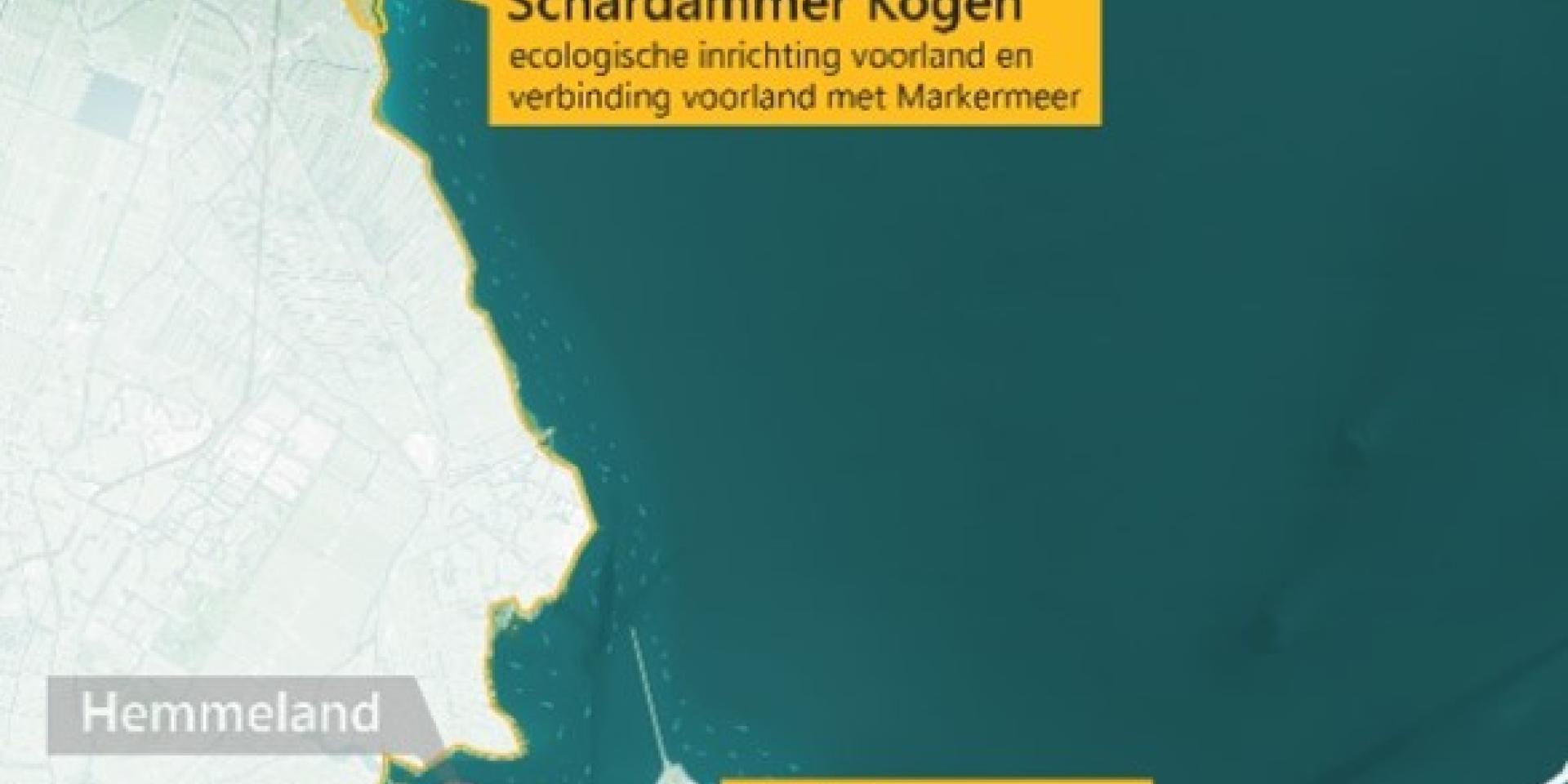 Plannen Rijkswaterstaat voor versterking van natuur langs de Noord-Hollandse Markermeerkust
