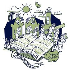 Plaatje met mensen die nadenken over duurzaamheidsvisie