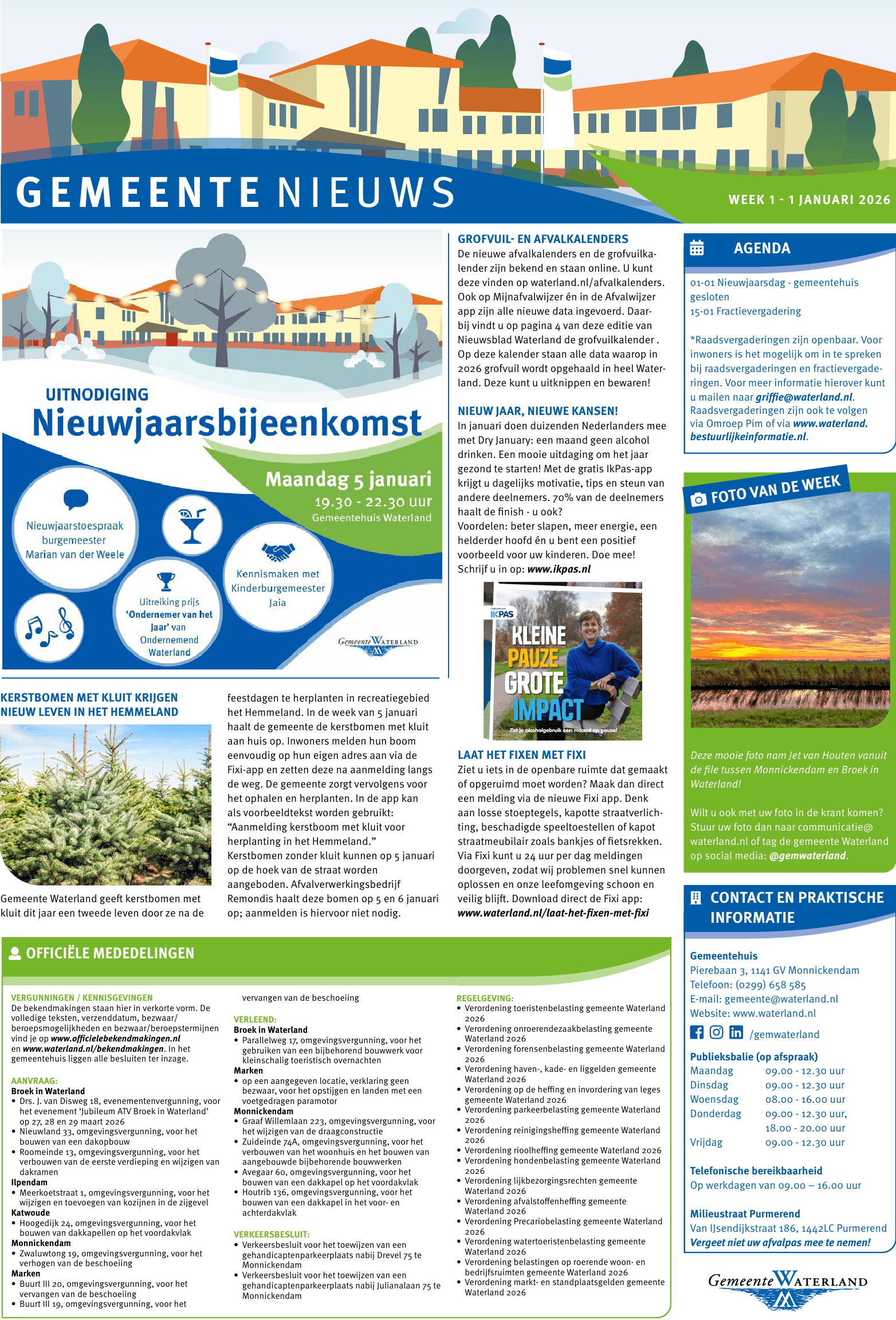 Gemeentepagina week 1