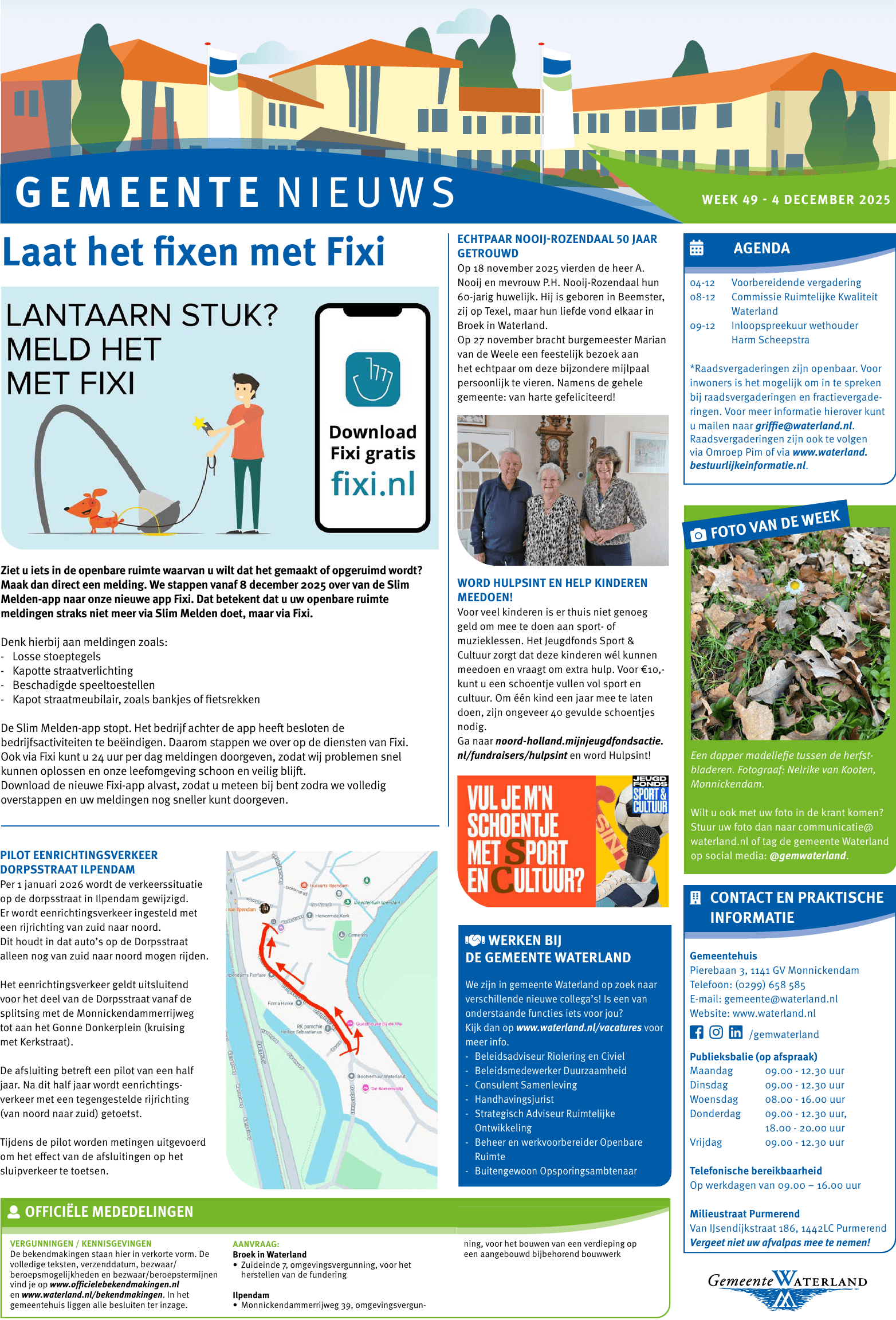 Gemeentepagina week 49